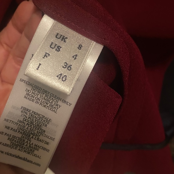 Victoria Beckham oxford/crimson  Dress - Picture 7 of 11